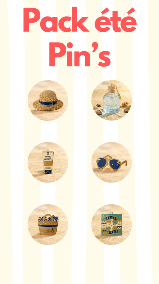 Pack Vignettes Instagram Été | Accessoires de plage | 6 visuels prêts à publier